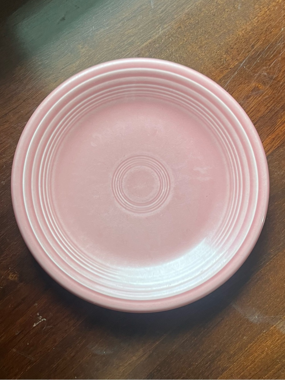 Fiestaware rose salad plate